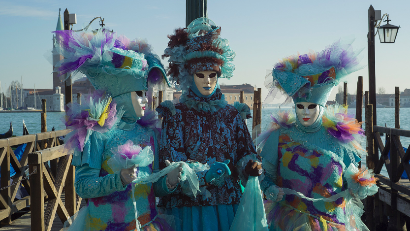 Masked Costume on Venice Carnivale