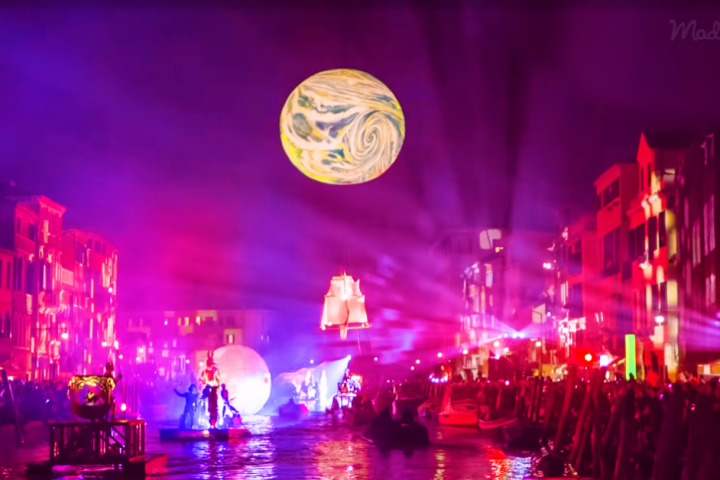 Venice Carnival 2019 lights