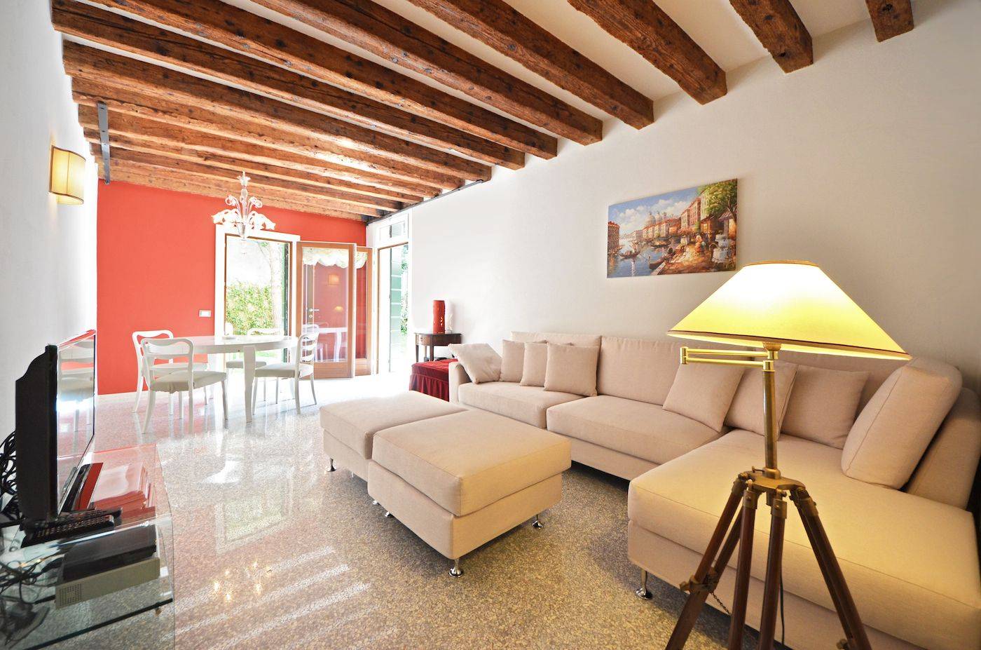 Exclusive rental of Palladio Garden apartment in Sestiere Dorsoduro