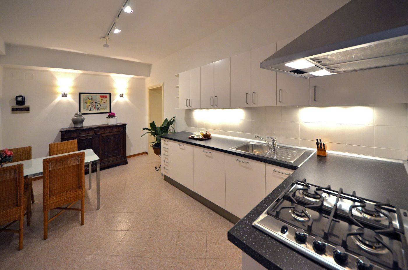 spacious kitchen with brand new appliances