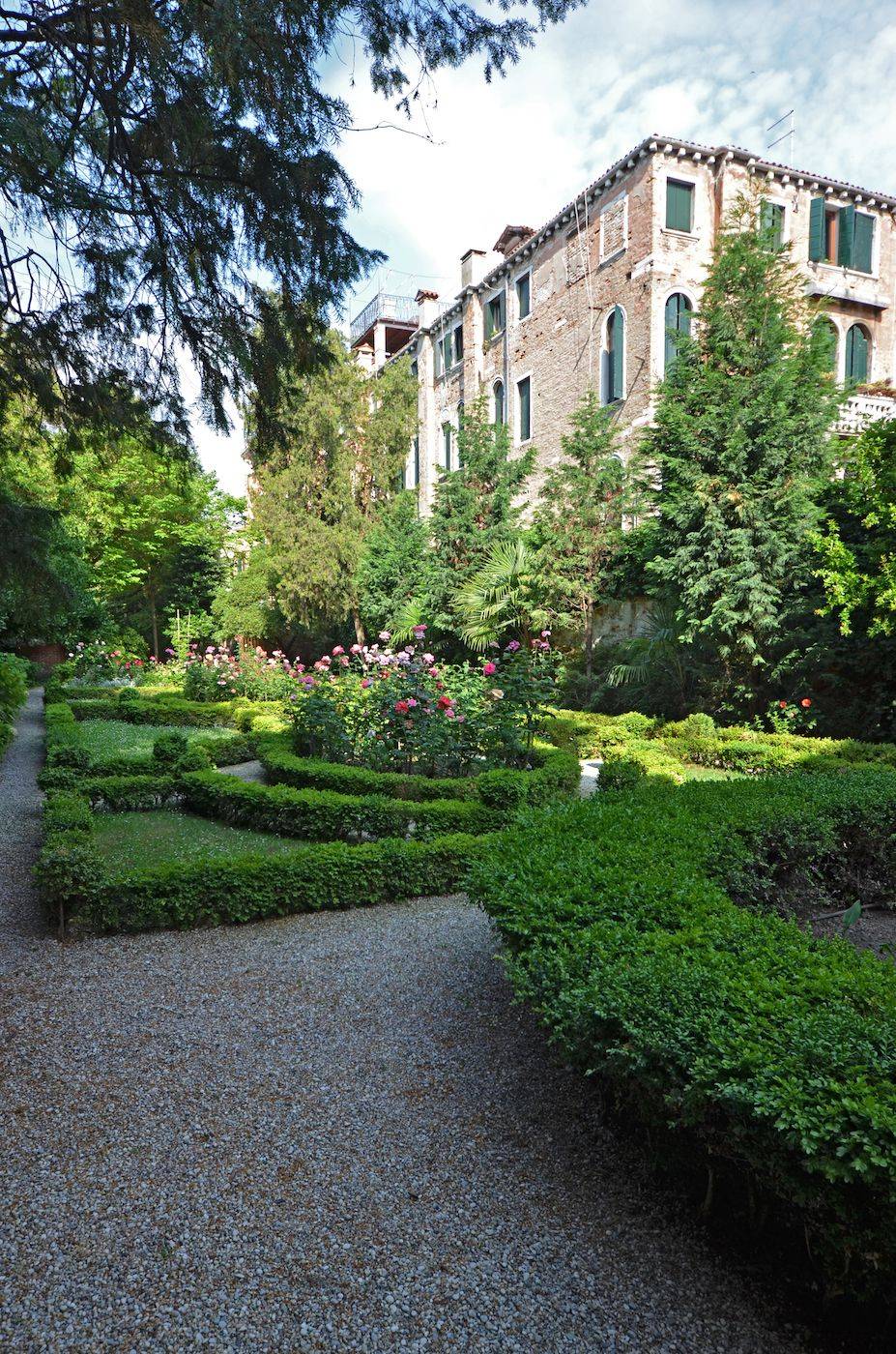 another view of the elegant Italian Style private garden
