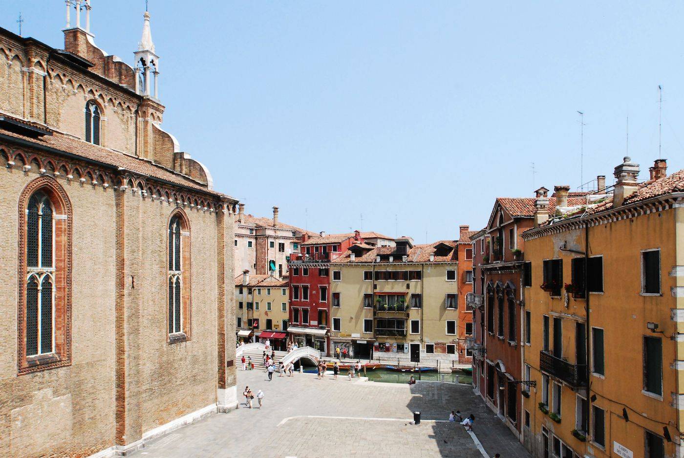 Frari Apartment Venice, view from the living room