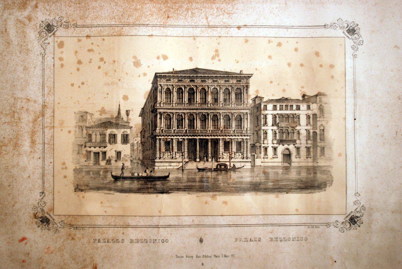 the Palazzo pictured in a very old print the Palazzo pictured in a very old print