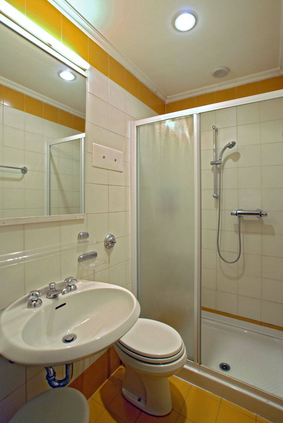 the bathrooom with shower the bathrooom with shower