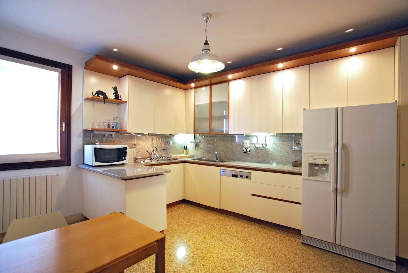 spacious kitchen with every possible amenity