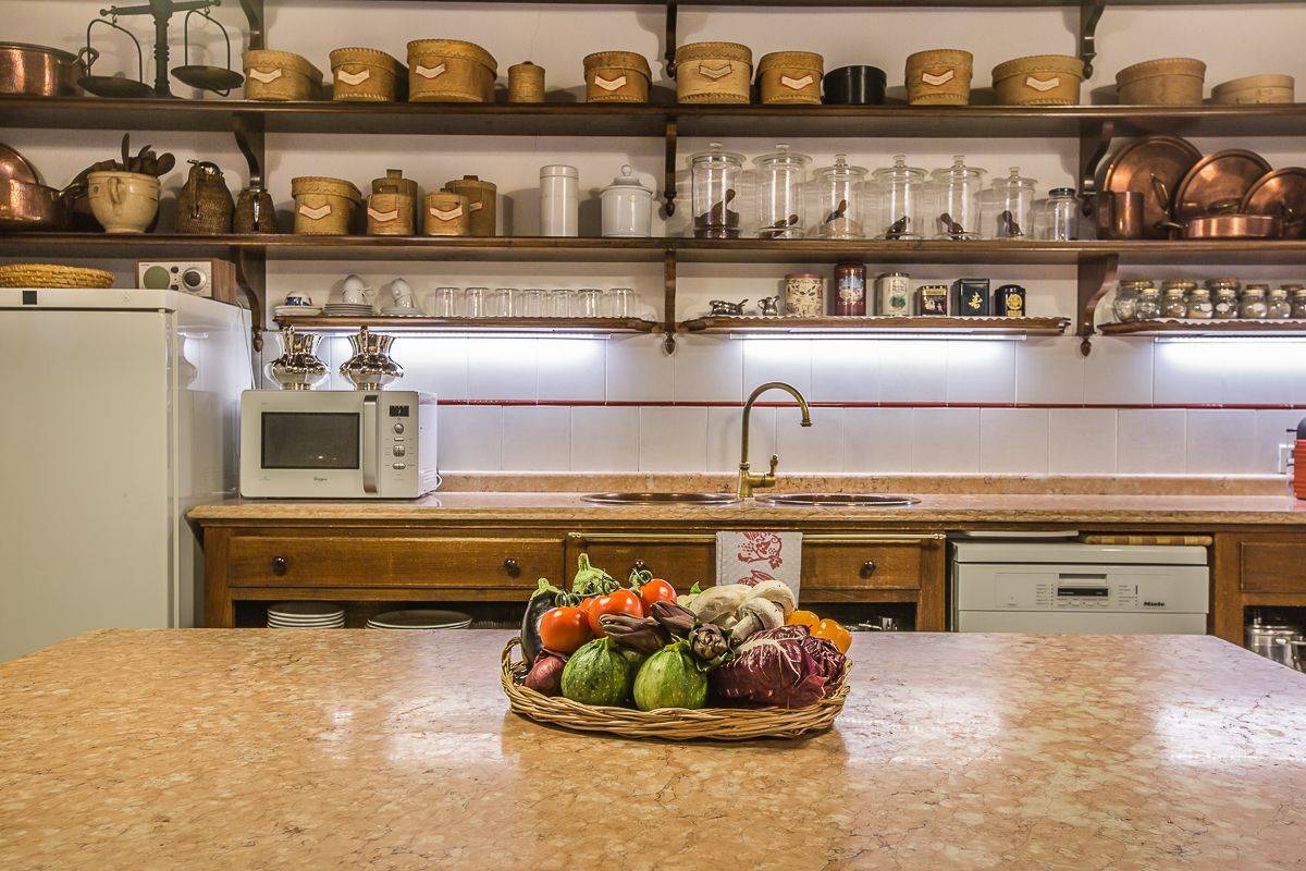 classic style and professional kitchen