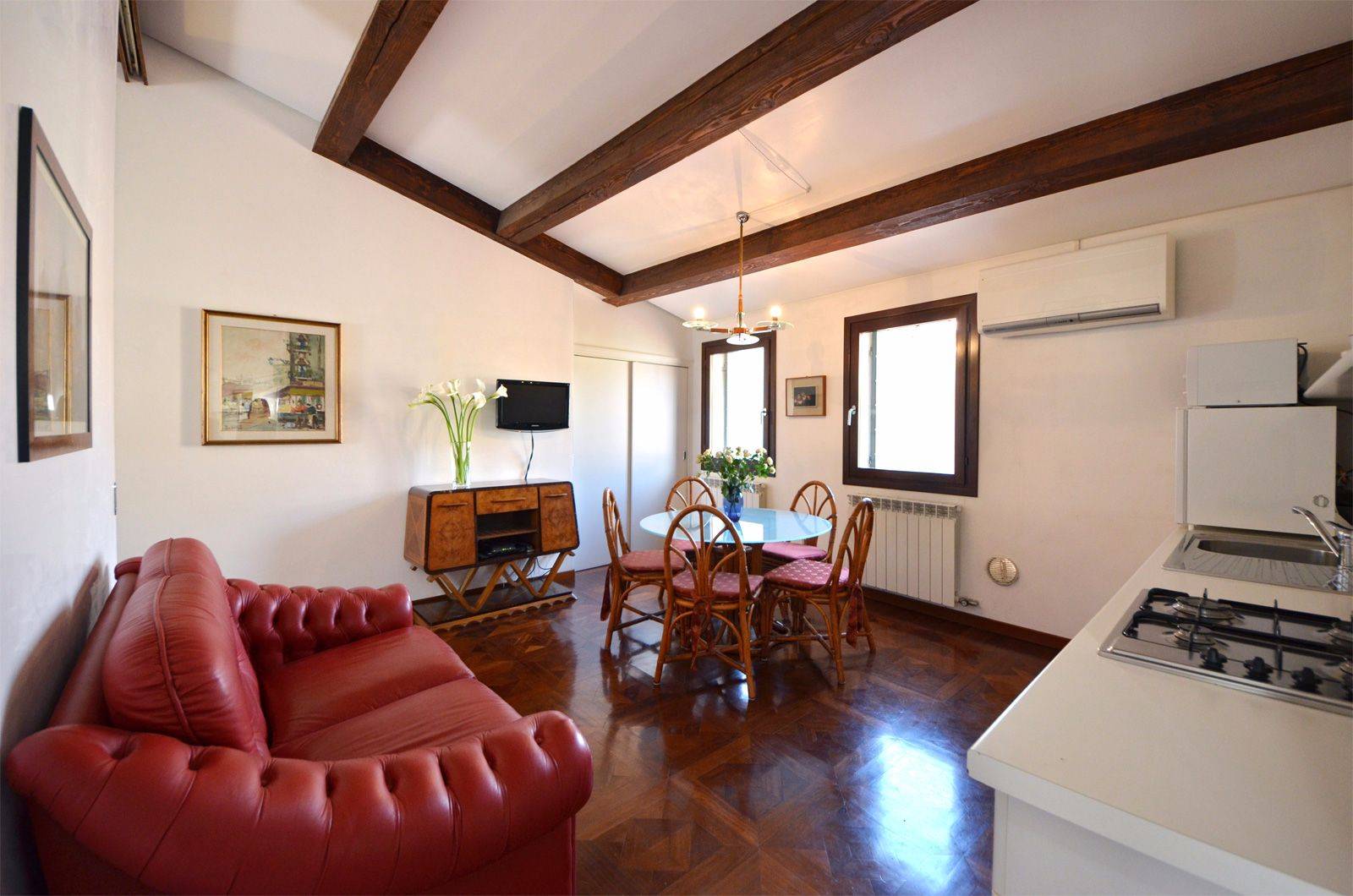 view of the living room from the entrance room