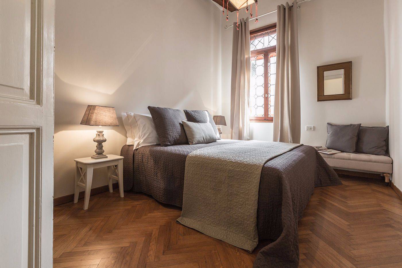 the second bedroom can be used as double or twin, on request