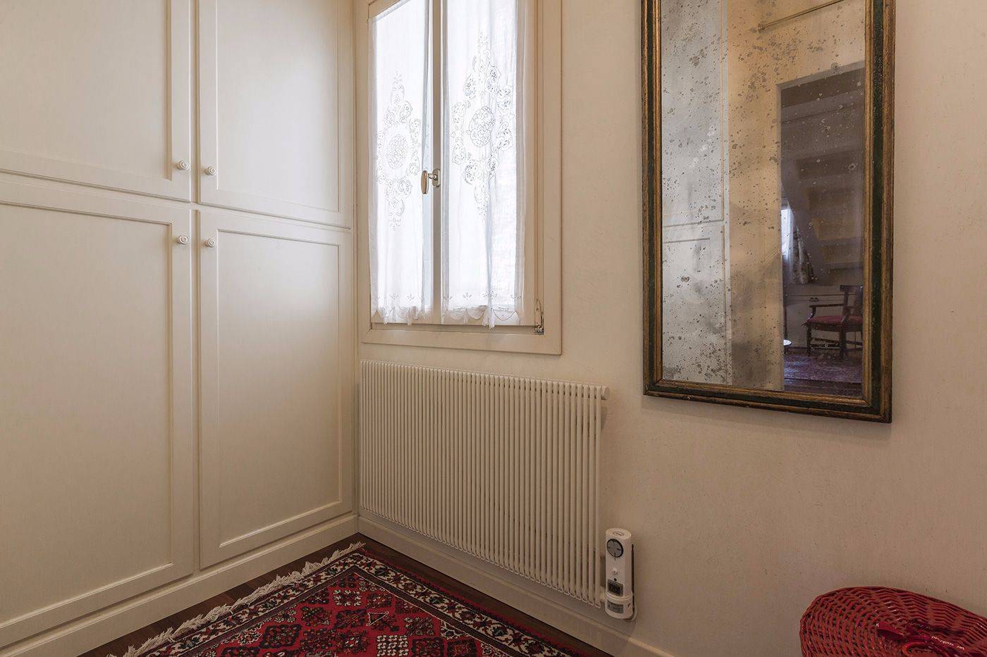 bright and spacious walk-in wardrobe