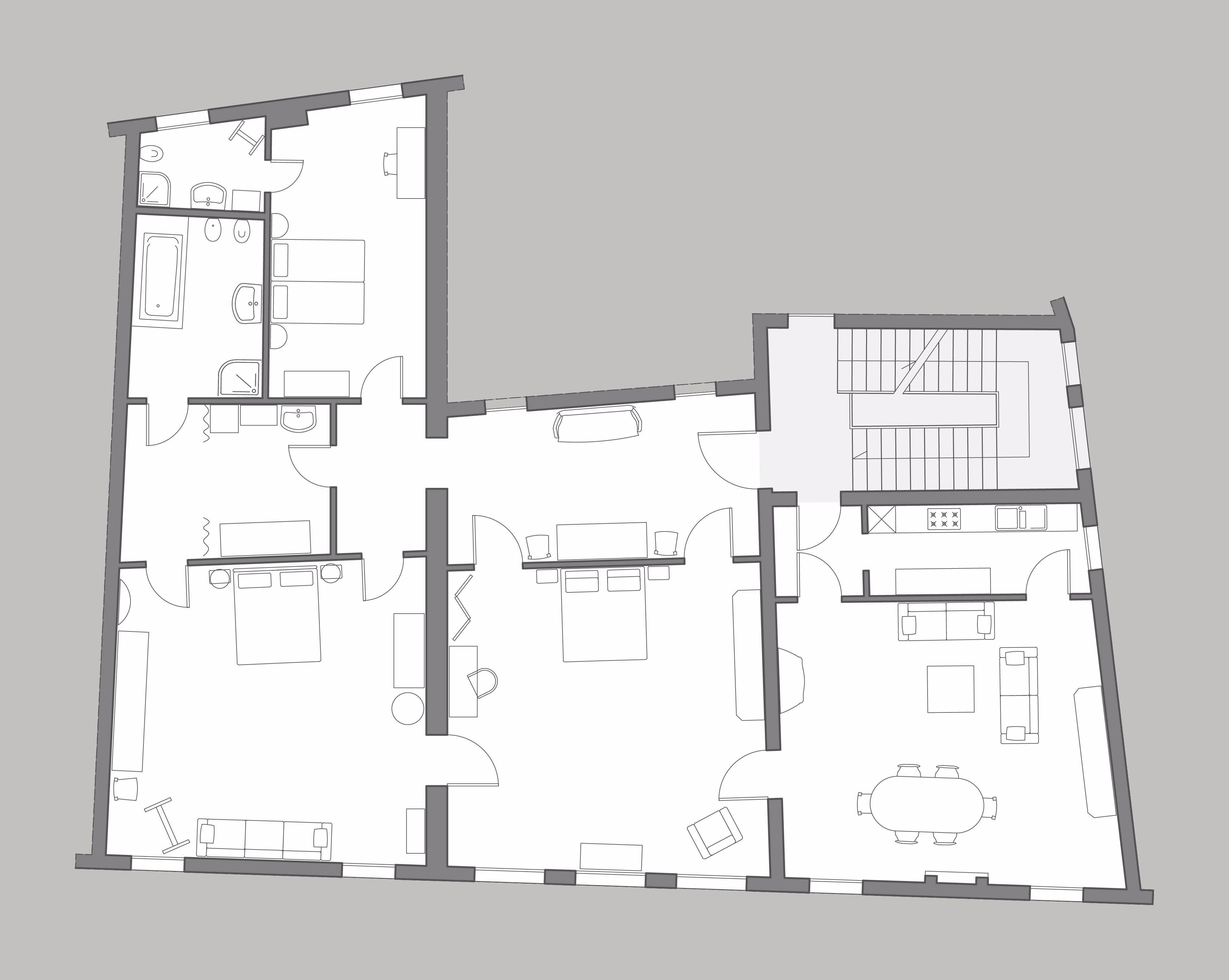 Fortuny floor plan