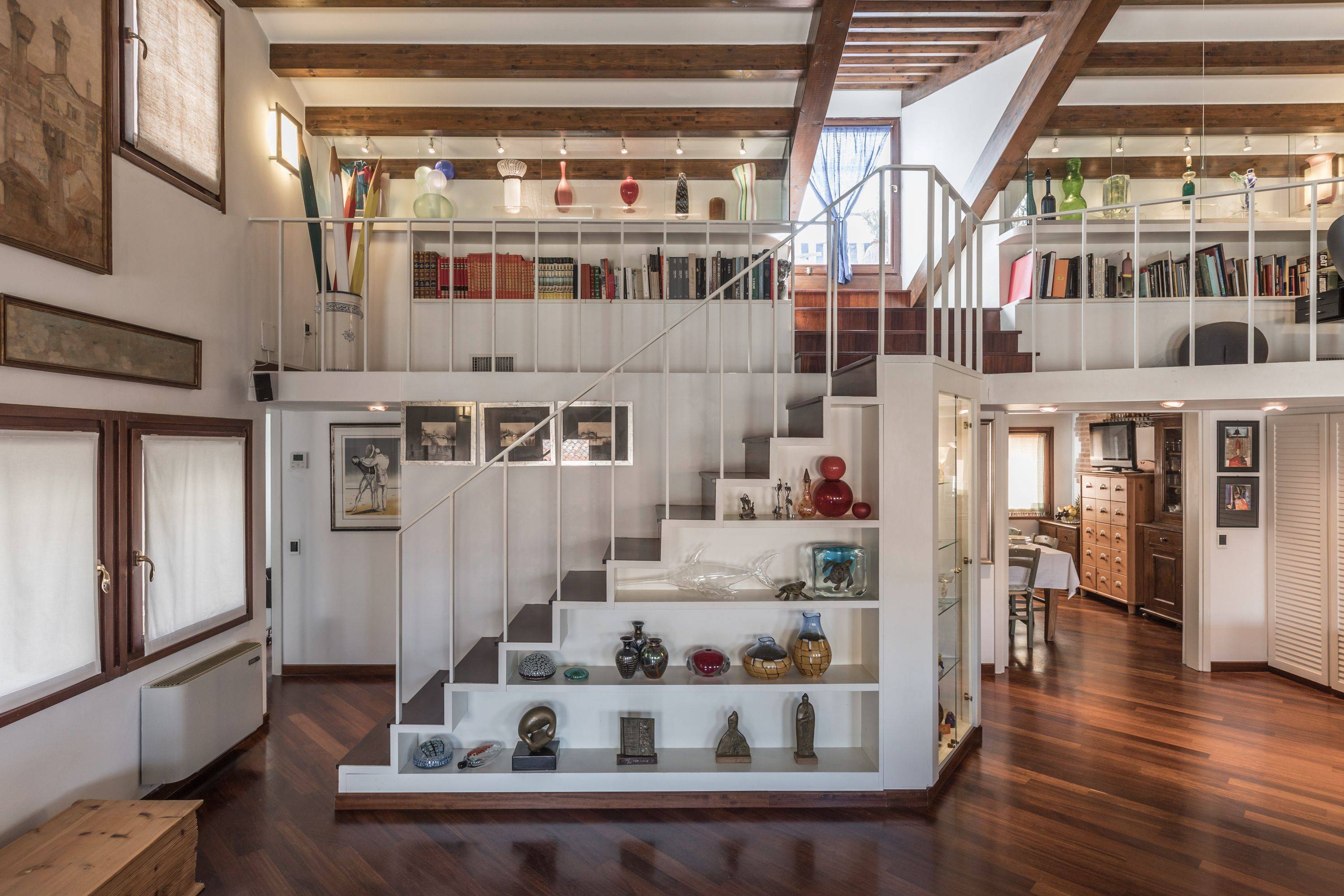 there is also a small gallery with an office corner there is also a small gallery with an office corner