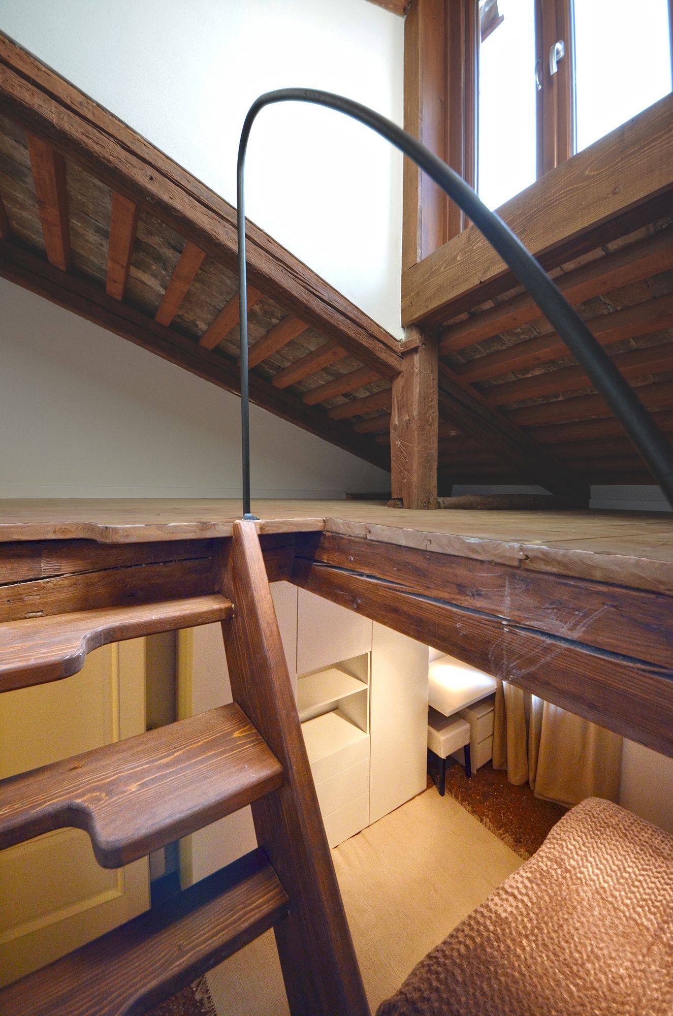 the attic is used as storage room
