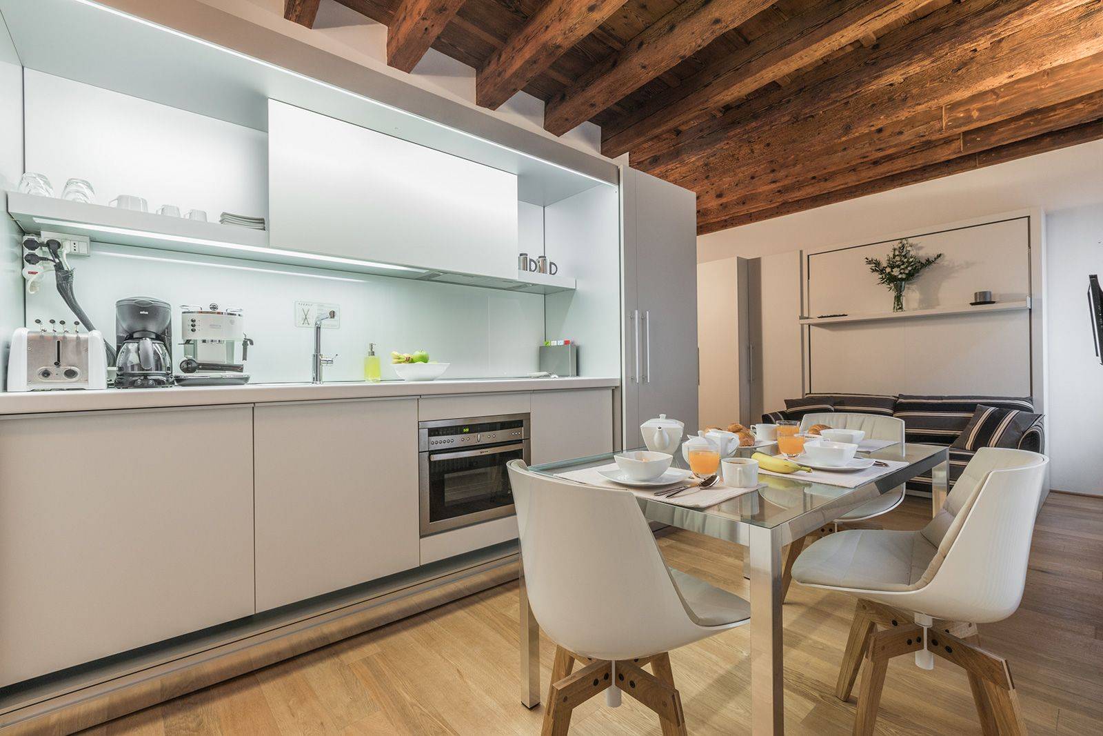 it is a designer apartment with high-tech amenities