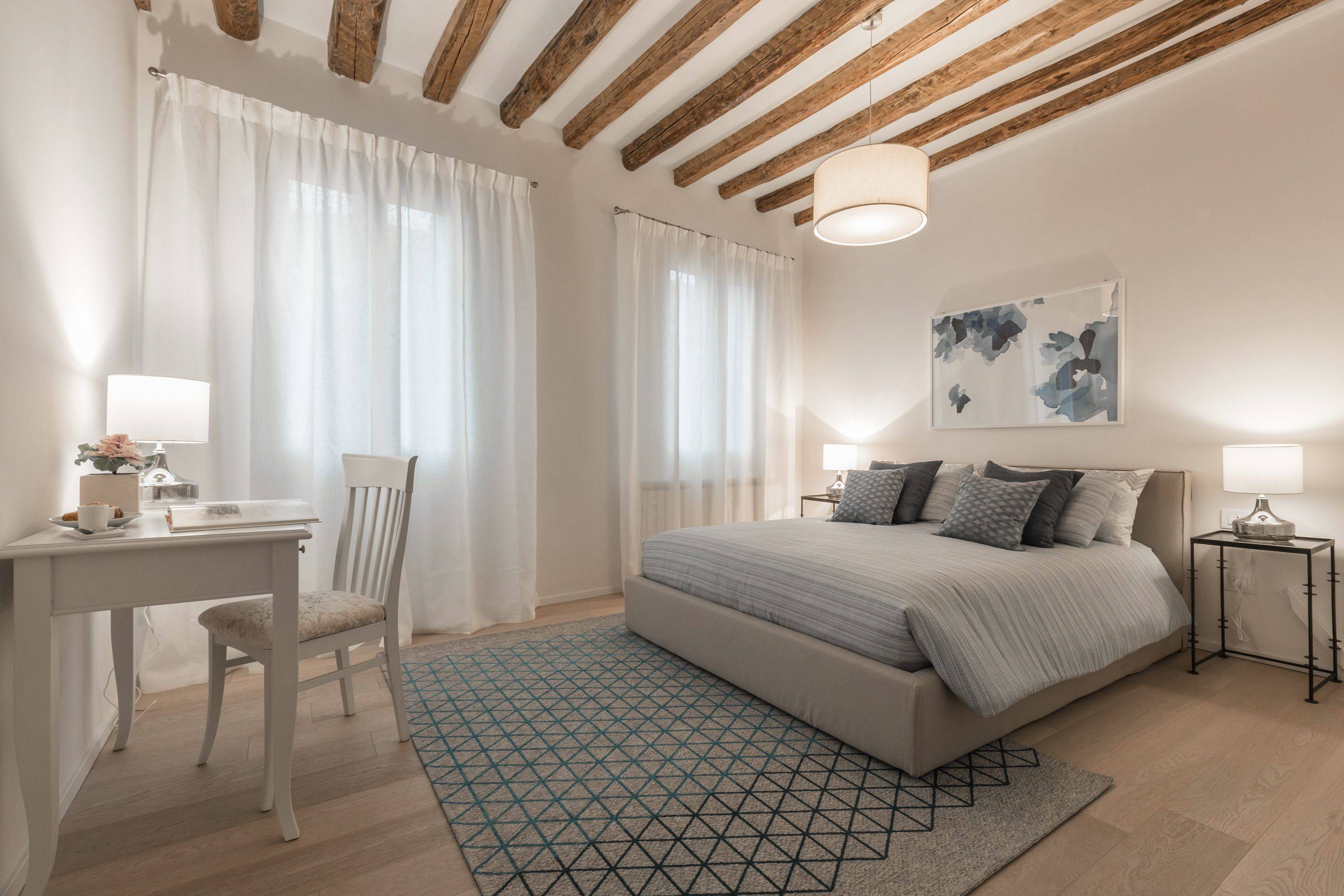 large and graceful master bedroom 