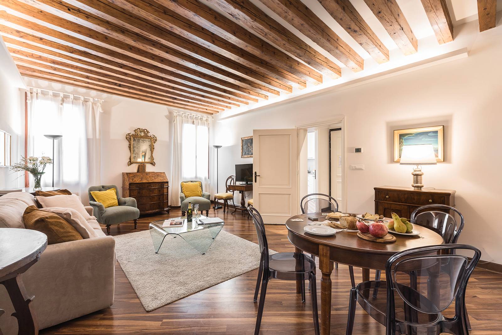 antique wooden beamed ceiling and parquet flooring antique wooden beamed ceiling and parquet flooring