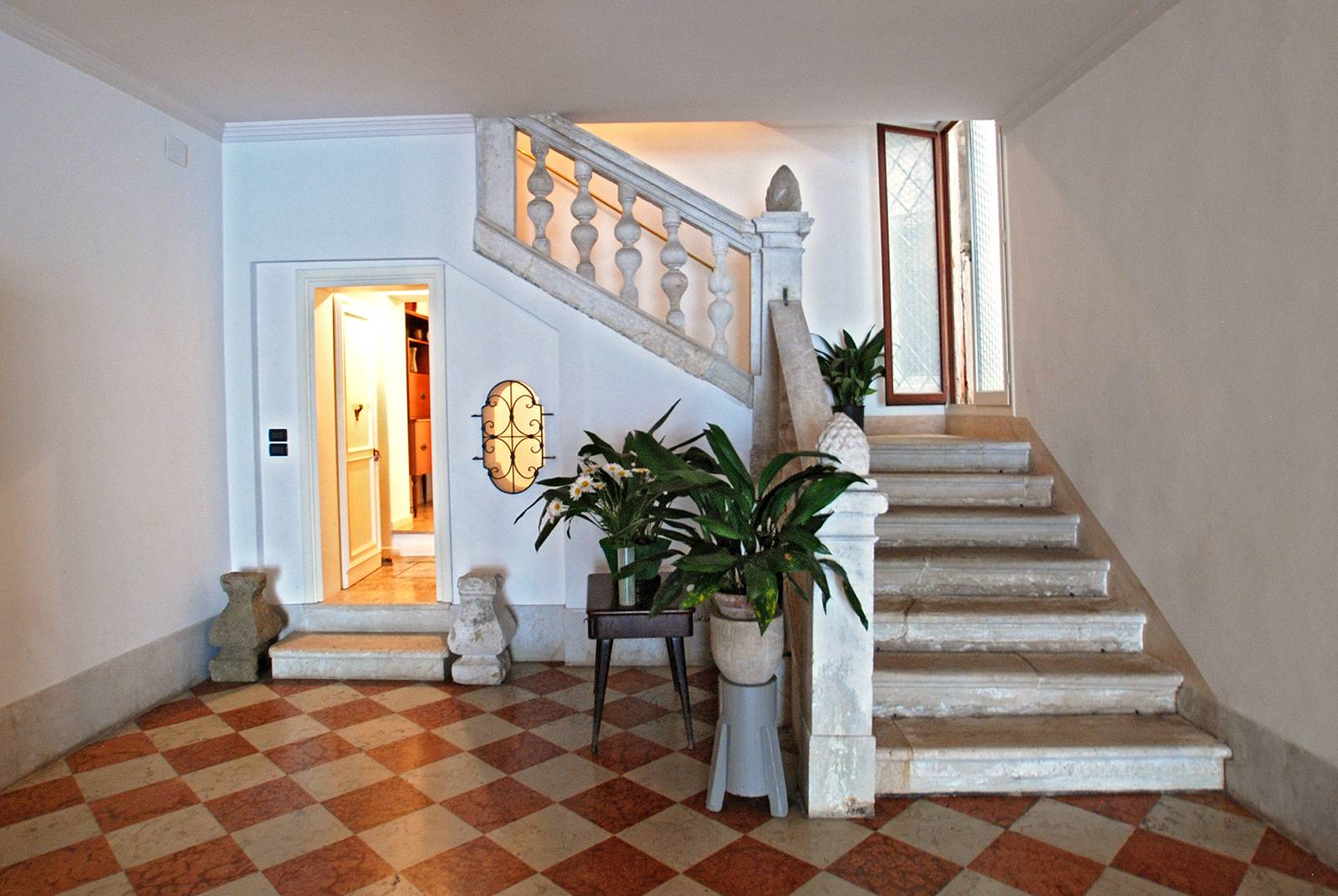 entrance to the Rezzonico Palace