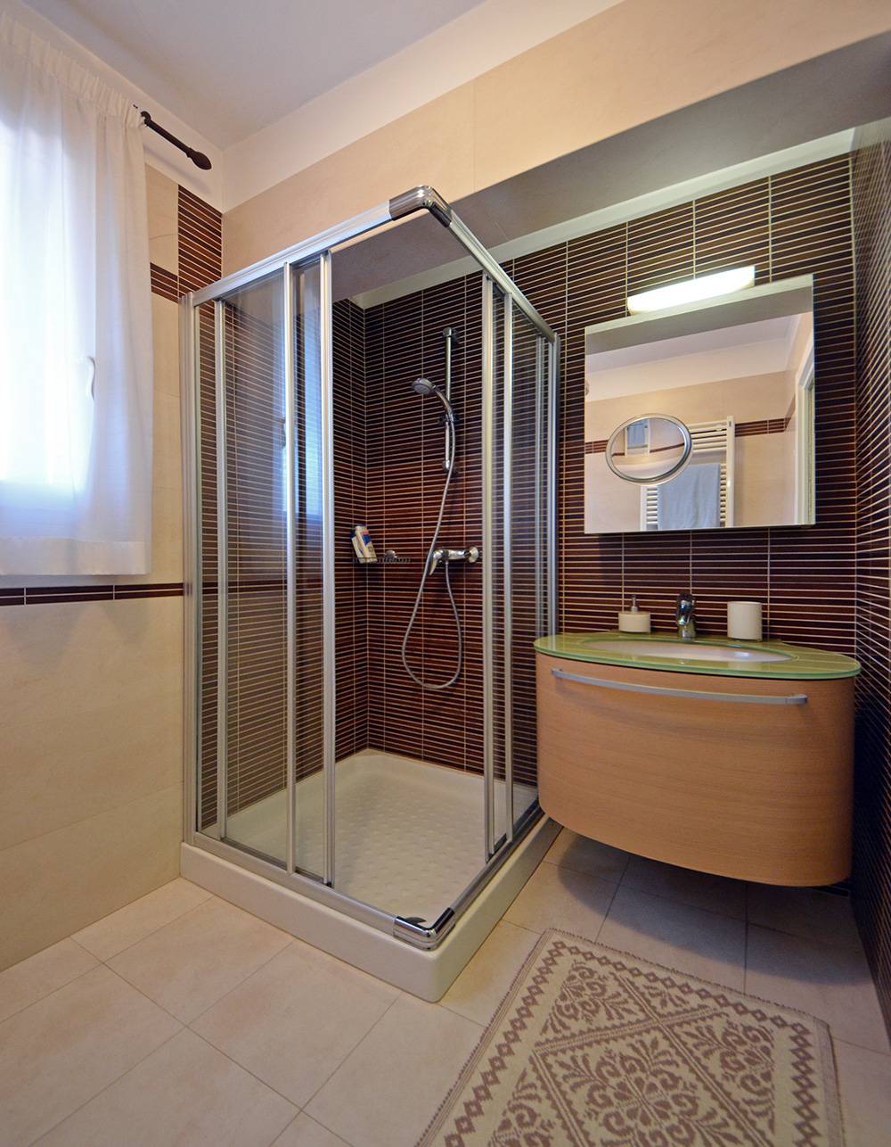 second bathroom with shower