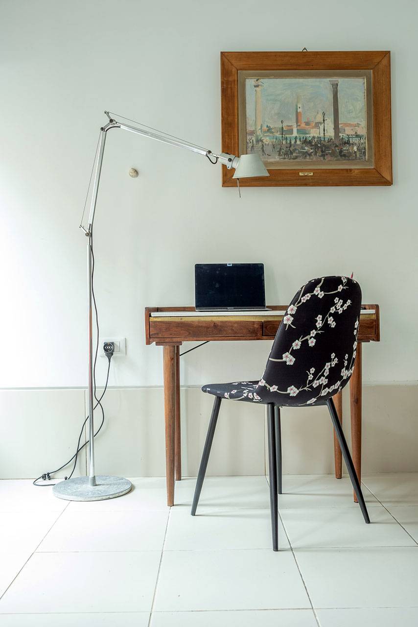 in the master bedroom there is an office corner in the master bedroom there is an office corner