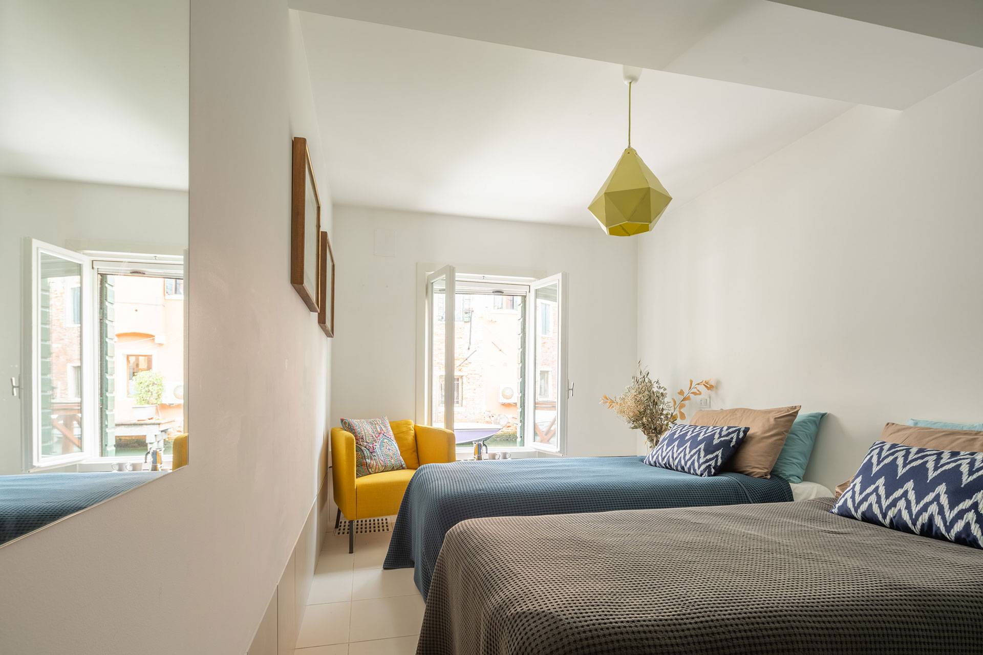 can be prepared also with 2 single beds on request can be prepared also with 2 single beds on request