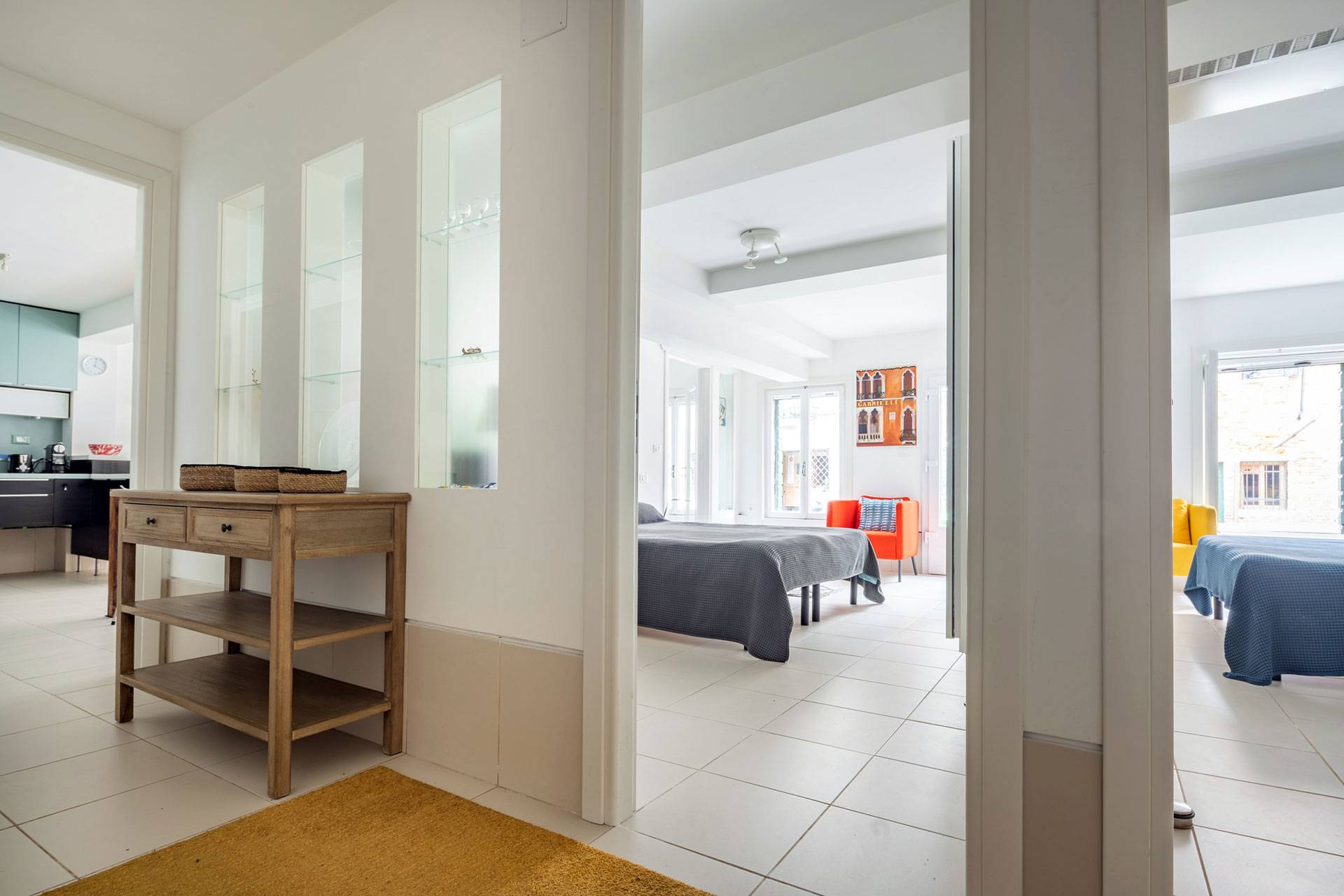 view from the spacious entrance room of the Miranda apartment view from the spacious entrance room of the Miranda apartment