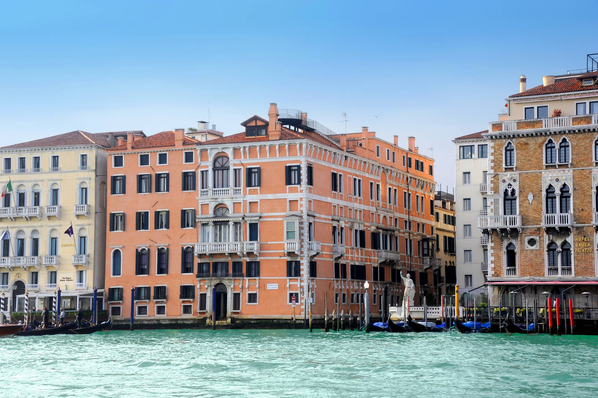 view of the Palazzo from the Grand Canal
