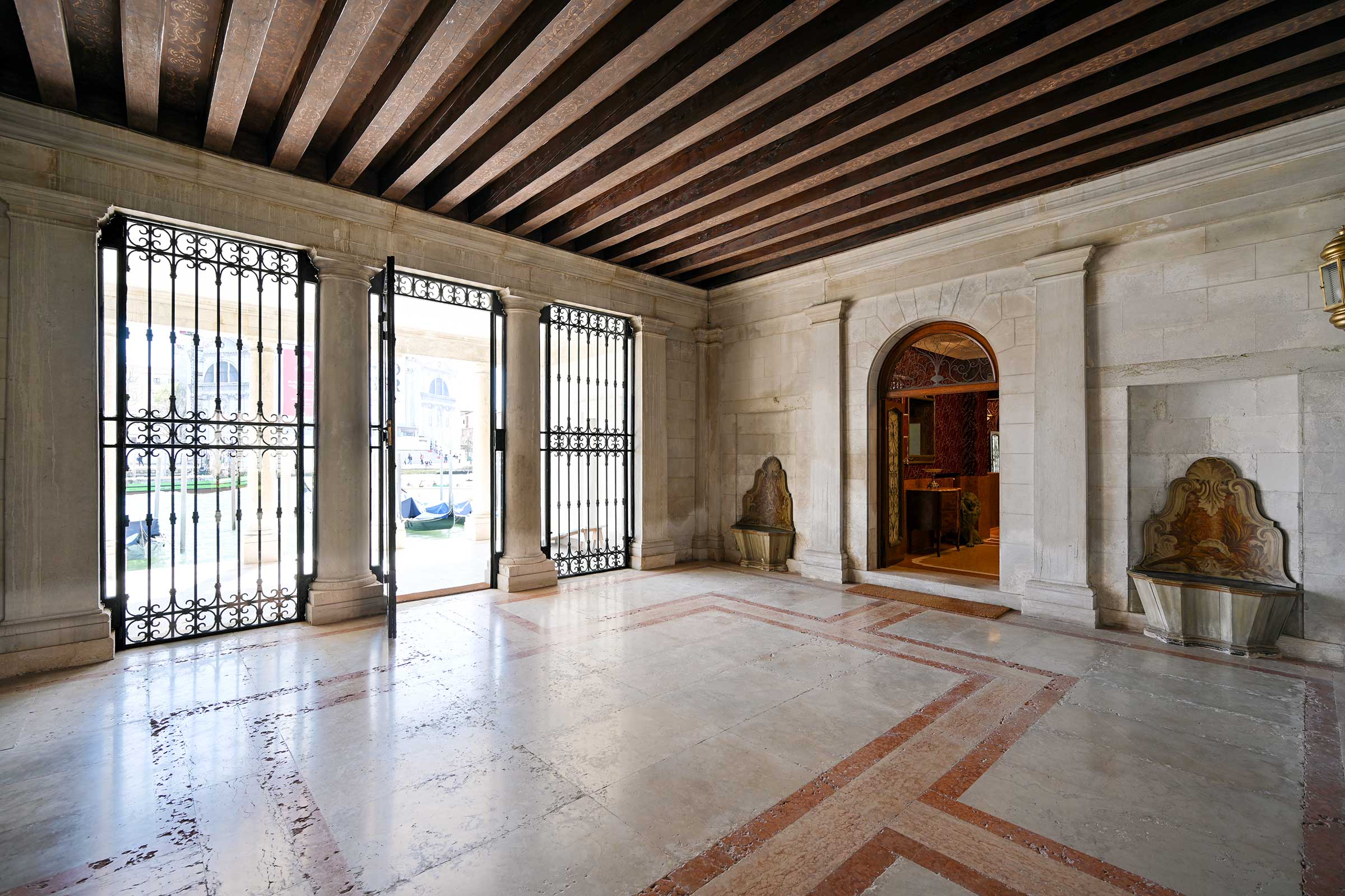 From the communal entrance hall of the Palazzo to the Dogaressa apartment door
