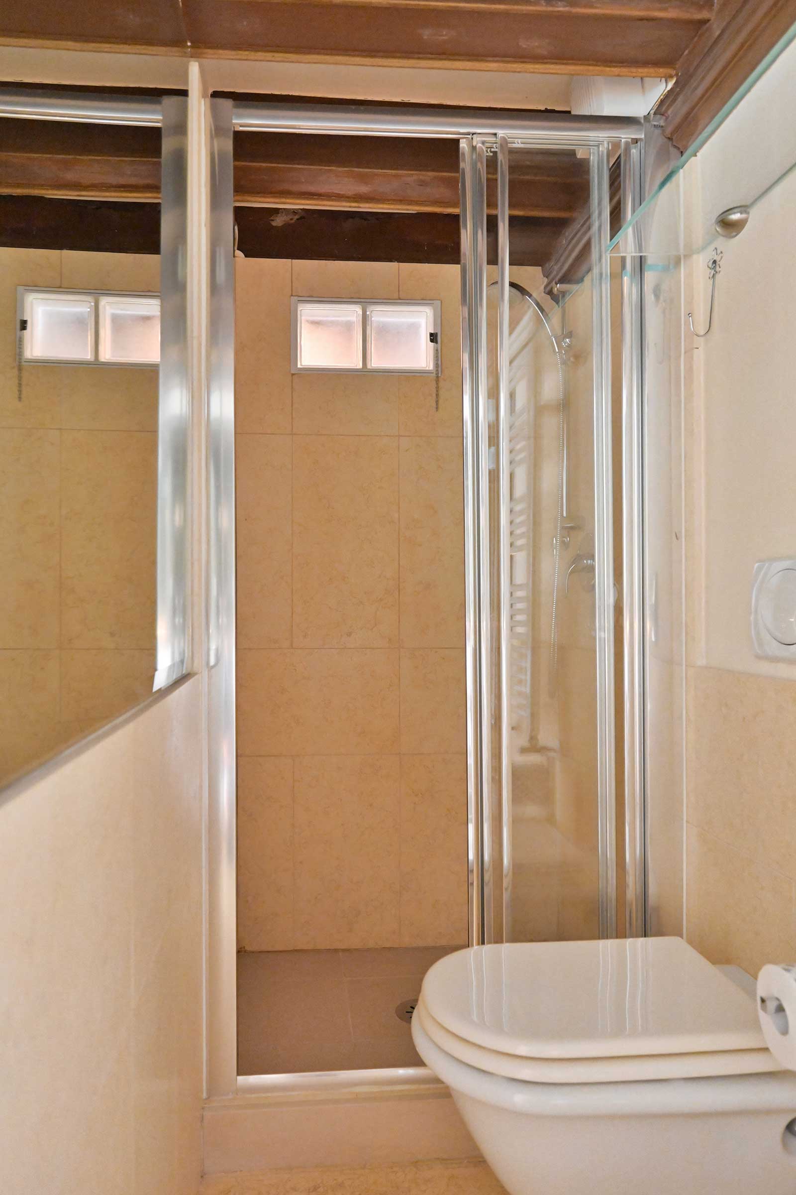 second bathroom with shower