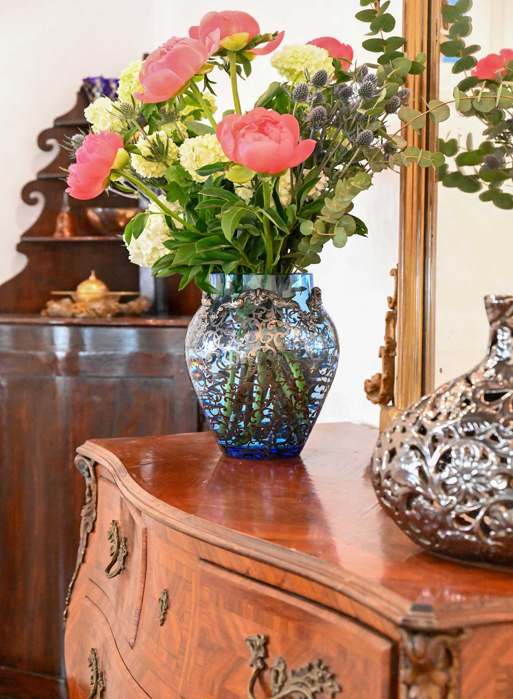 refined antiques and plenty of natural light