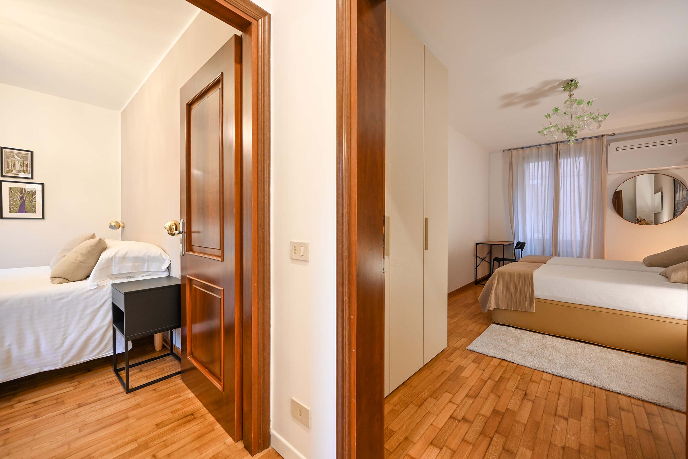 bedrooms entrance