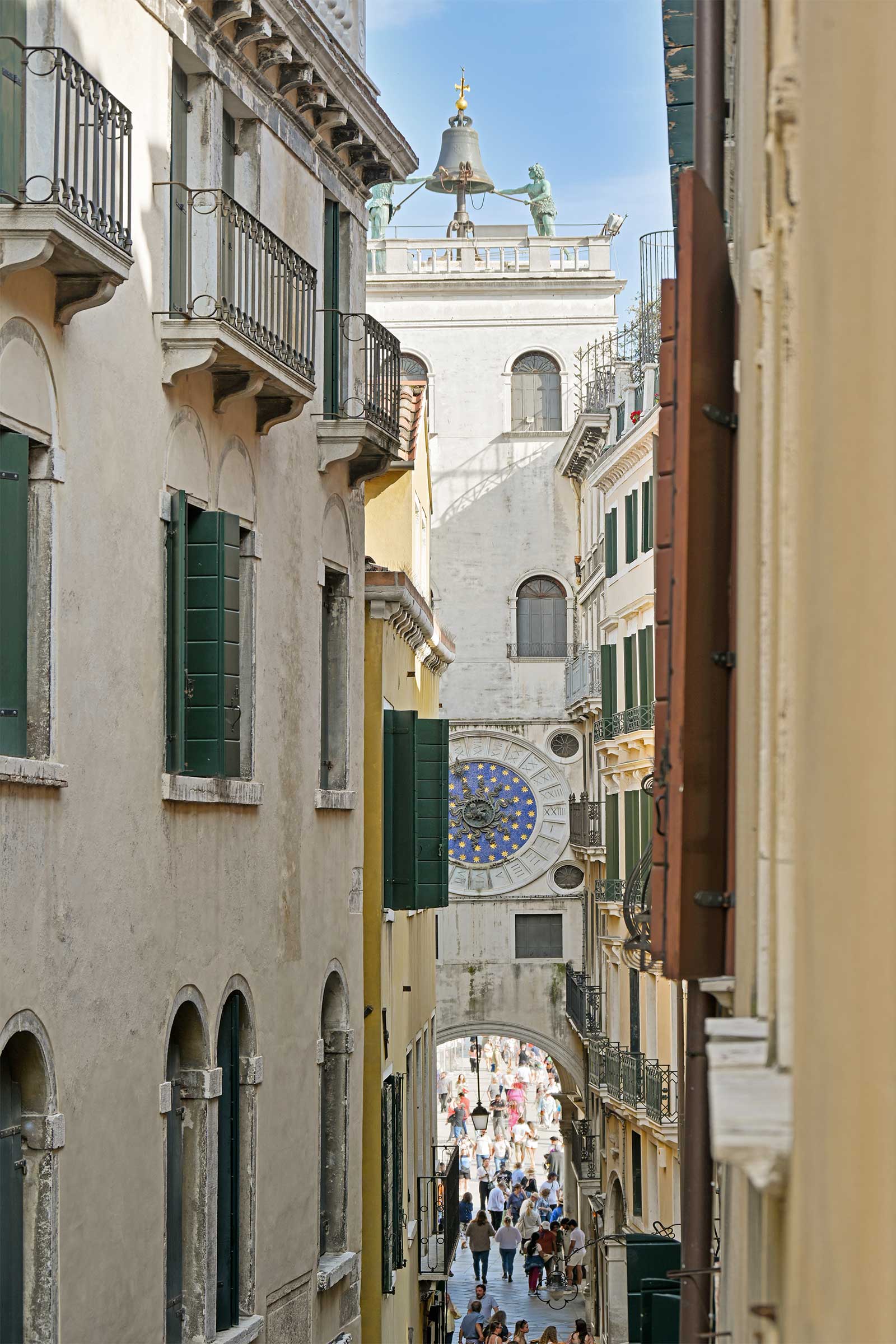 view from the Pisani apartment to St. Mark's Clocktower view from the Pisani apartment to St. Mark's Clocktower