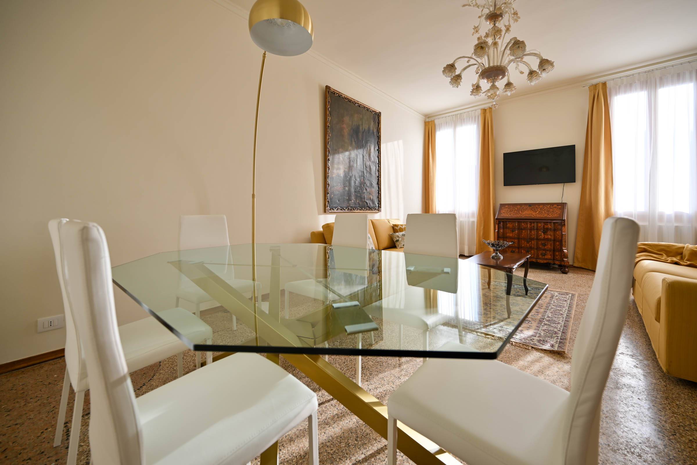 large glass dining table 