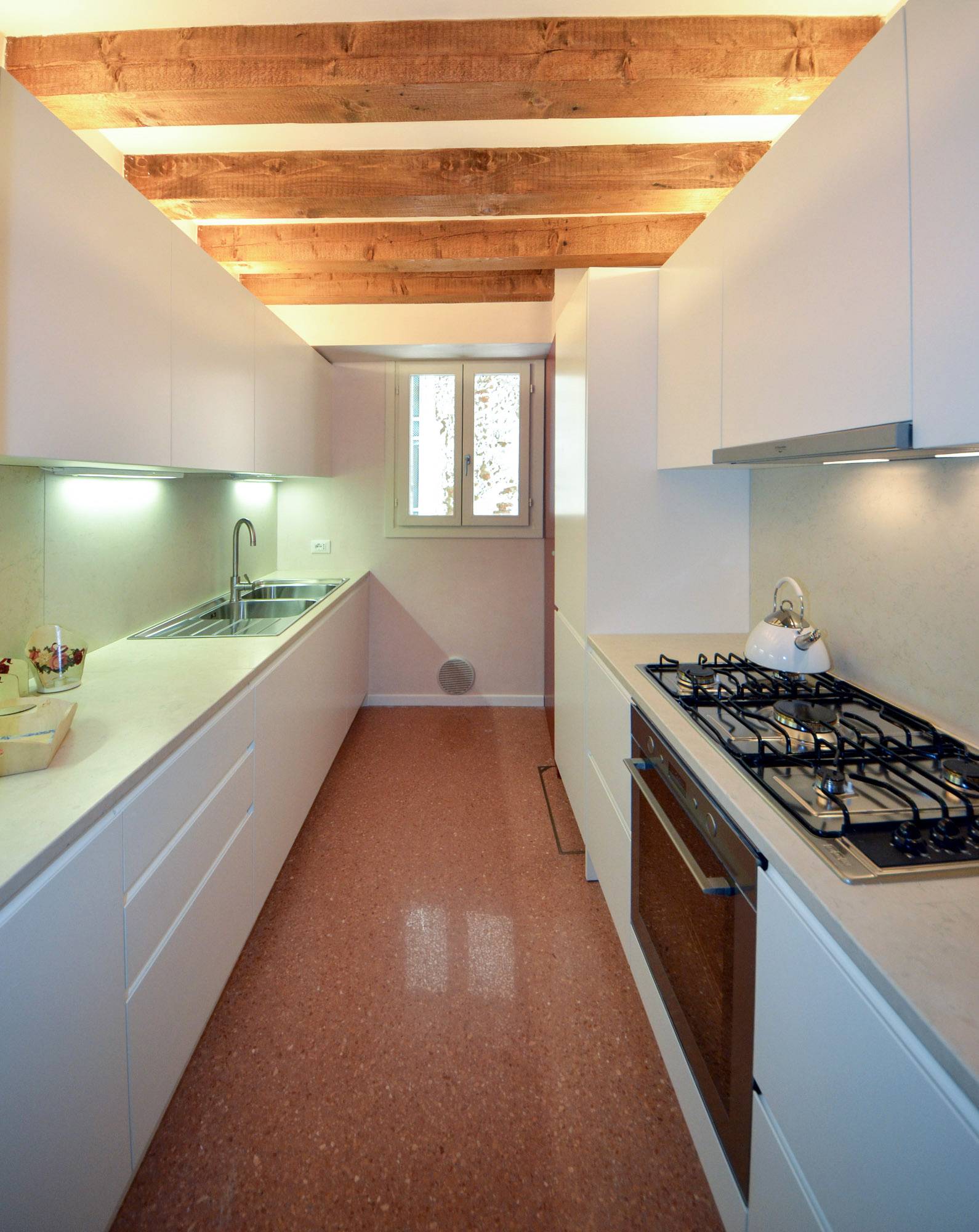well equipped kitchen of the Palladio A apartment