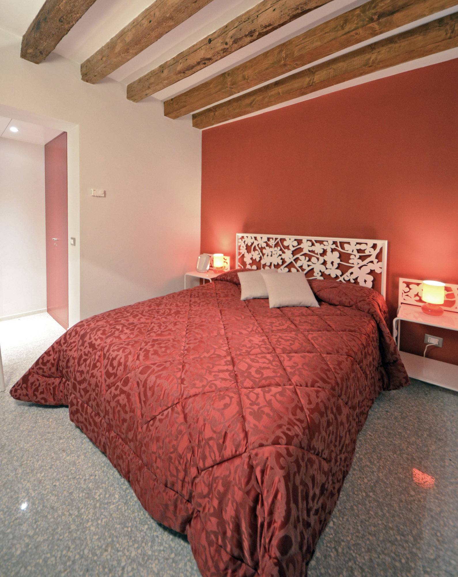 second bedroom of the Palladio apartment