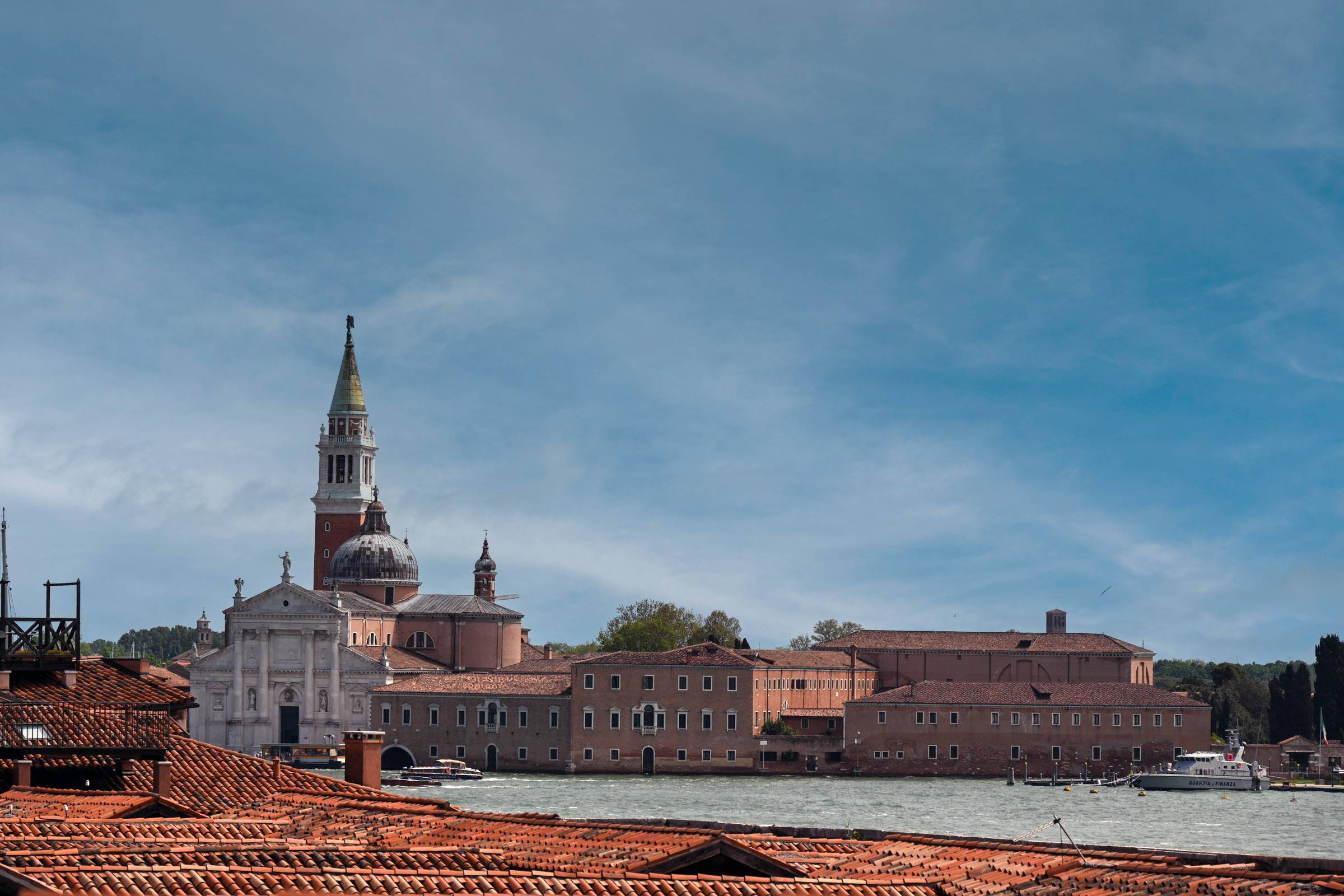 view of San Giorgio Island from the terrace
