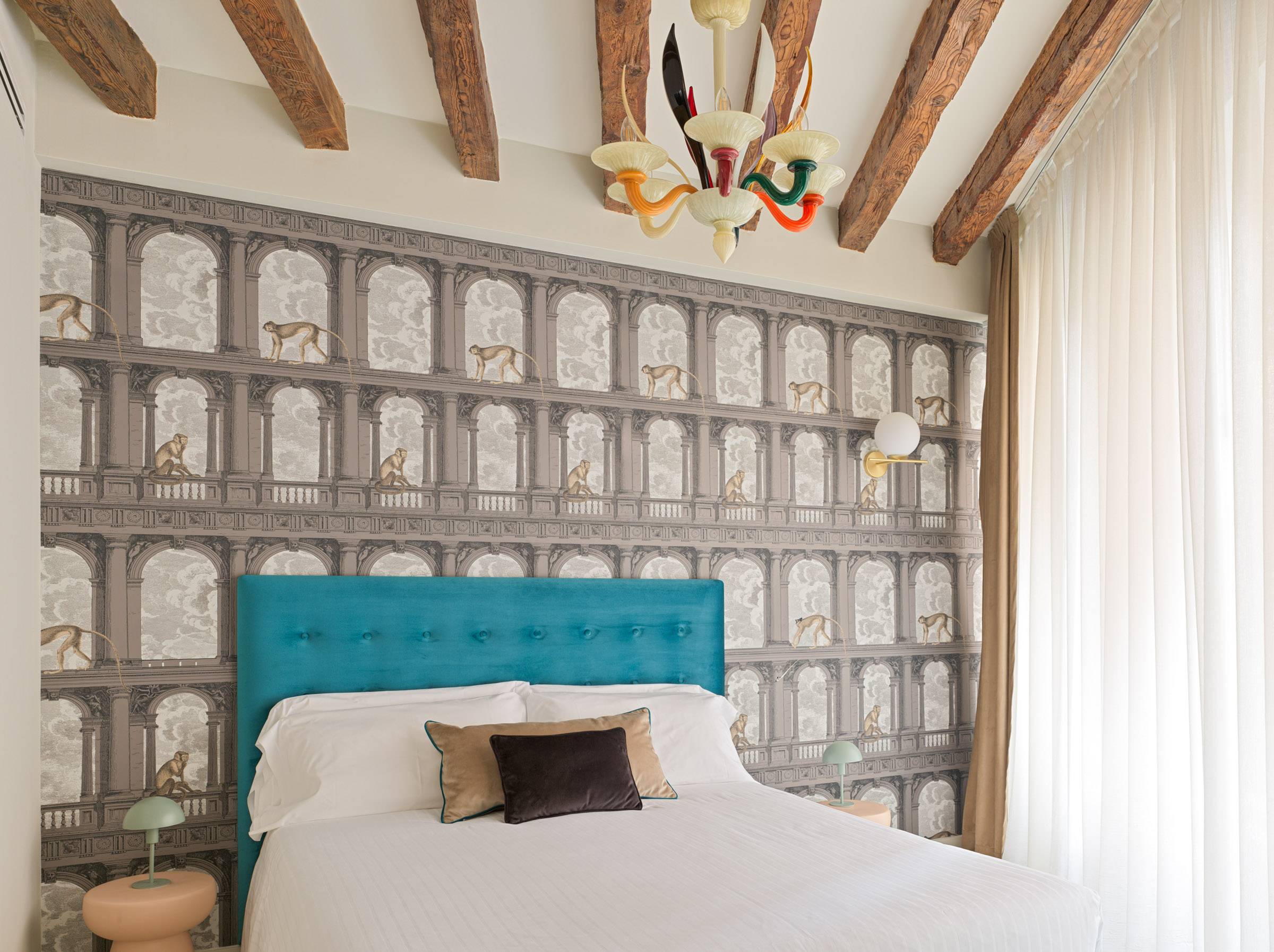 double bedroom with queen size mattress and canal view double bedroom with queen size mattress and canal view