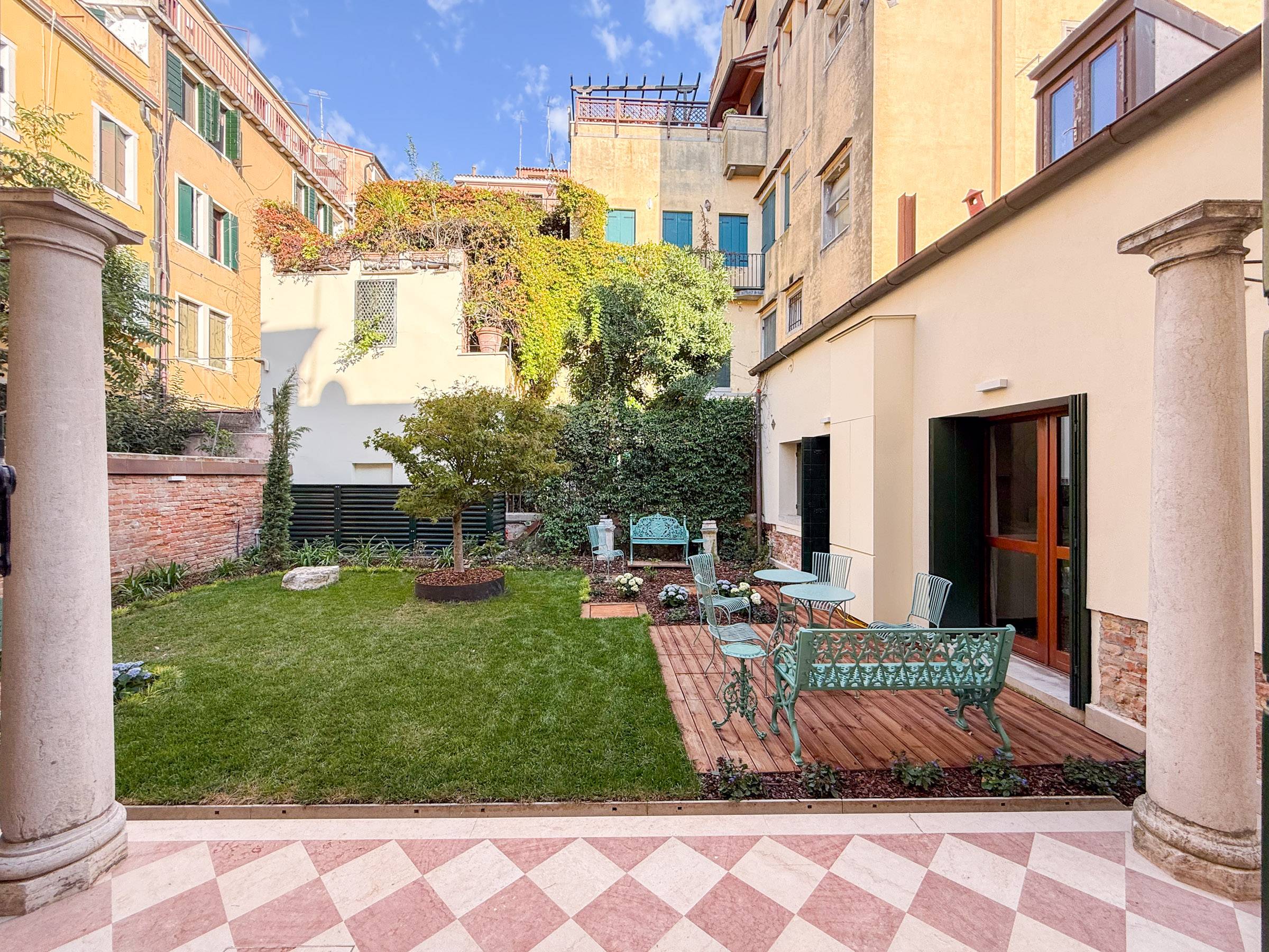 the garden has been completely re-planned in 2025 the garden has been completely re-planned in 2025